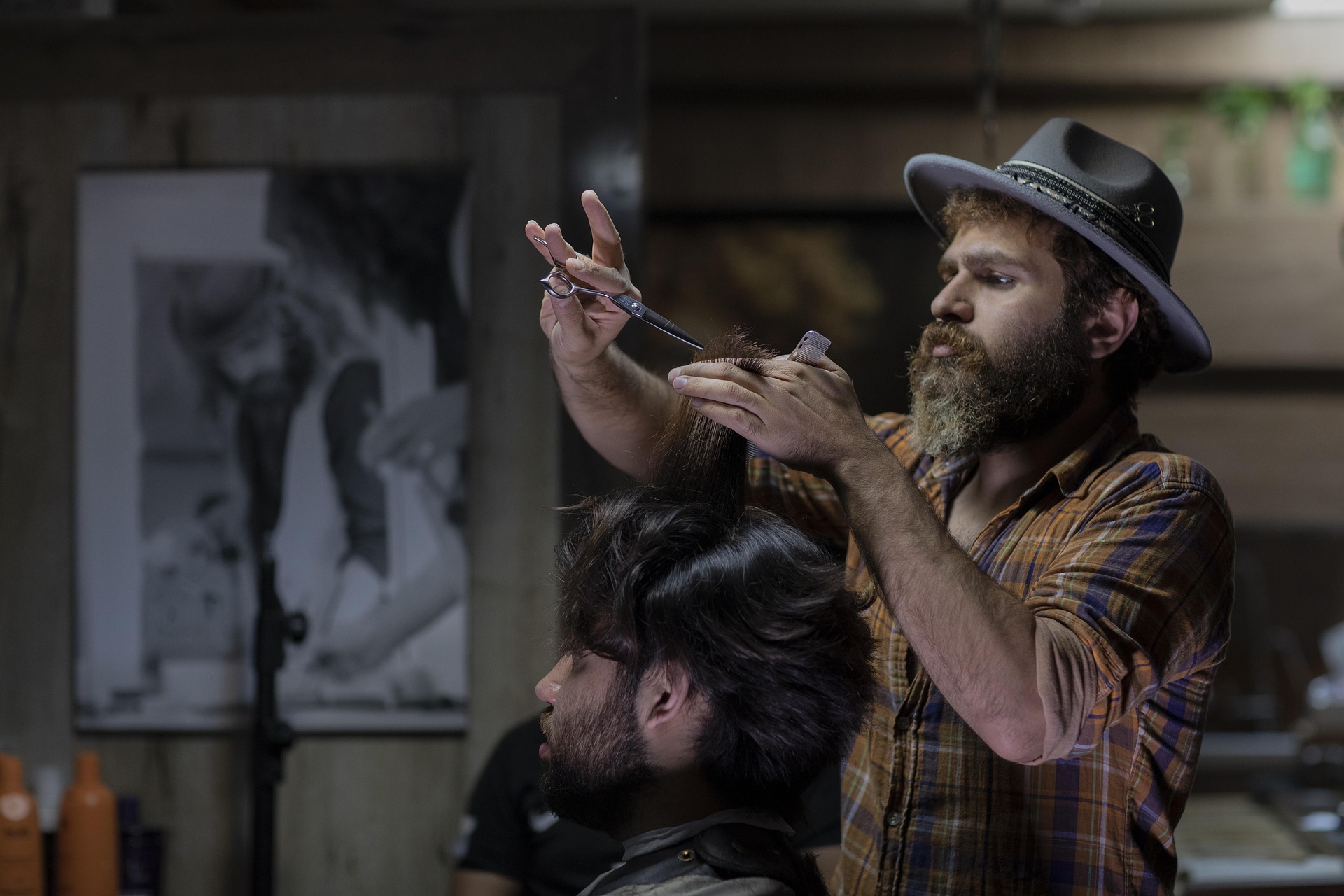 Akhri Barber Shop Interior